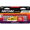 Rayovac BATTERY, FUSION, AAA, 16-PACK RAY82416LTFUSK